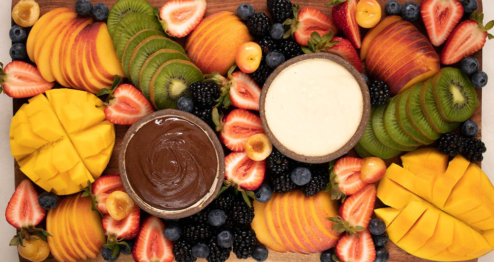 Summer Fruit Platter with Coconut Dipping Sauce